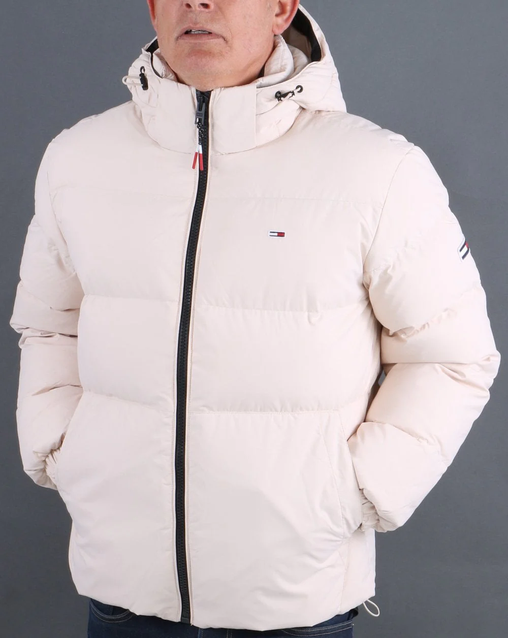 Tommy Jeans Down Jacket Smooth Stone - Image 2