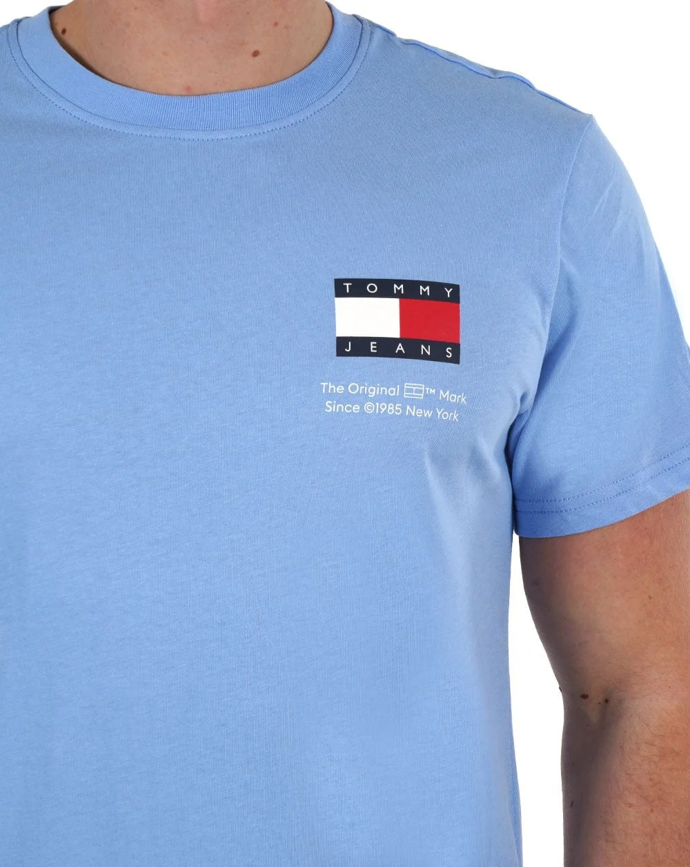 Tommy Jeans Essential Logo T-shirt Sky Blue - Image 2