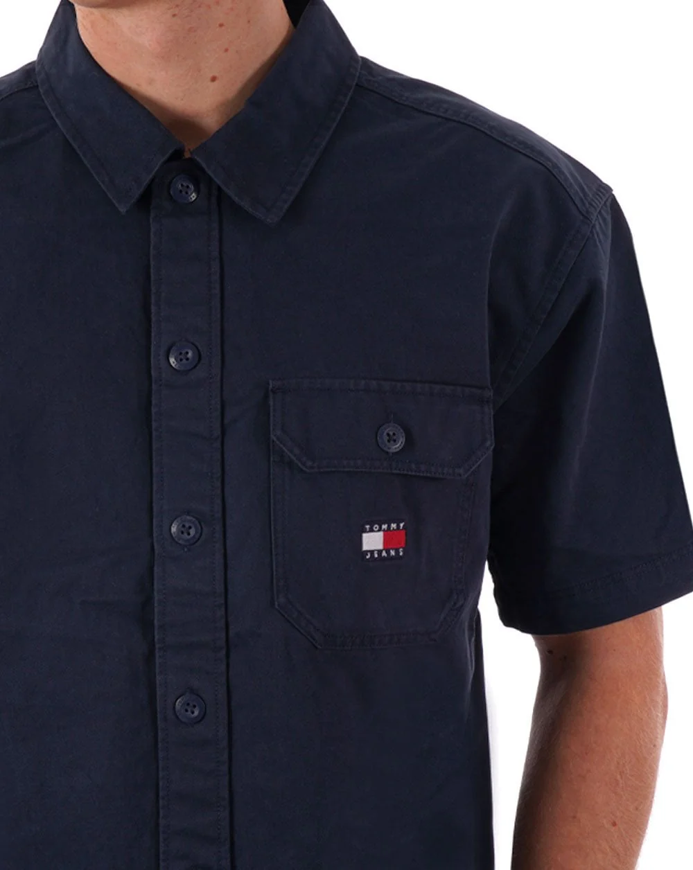 Tommy Jeans Essential SS Shirt Dark Navy - Image 2