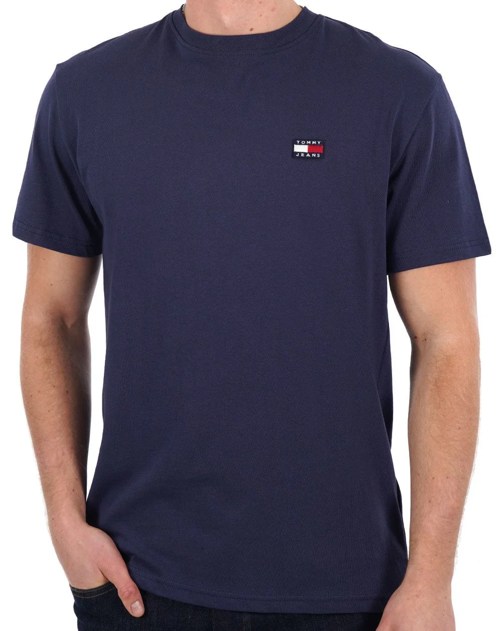 Tommy Jeans Flag Badge T-shirt Navy