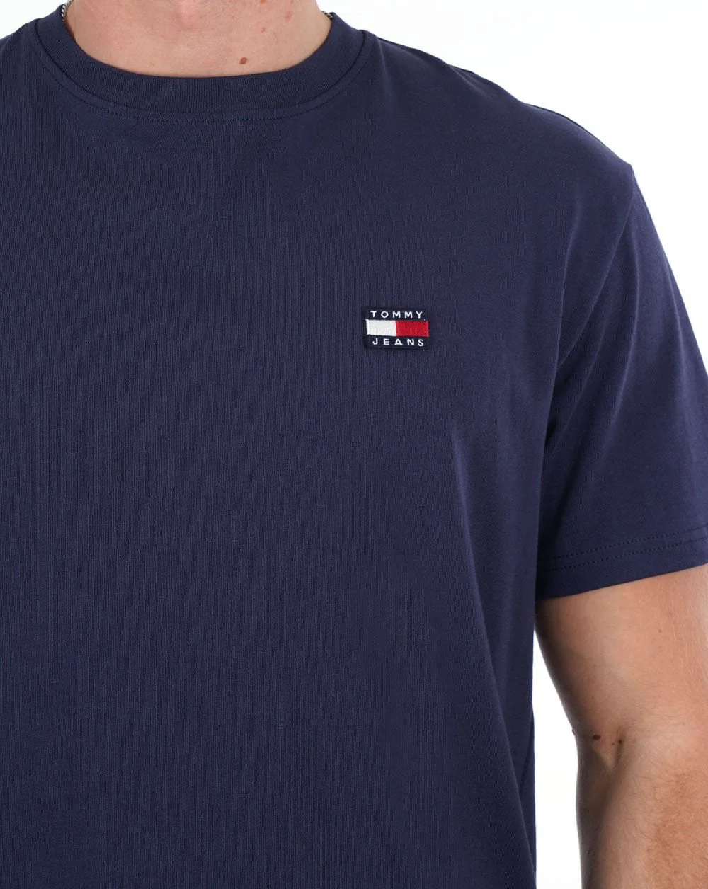 Tommy Jeans Flag Badge T-shirt Navy - Image 2