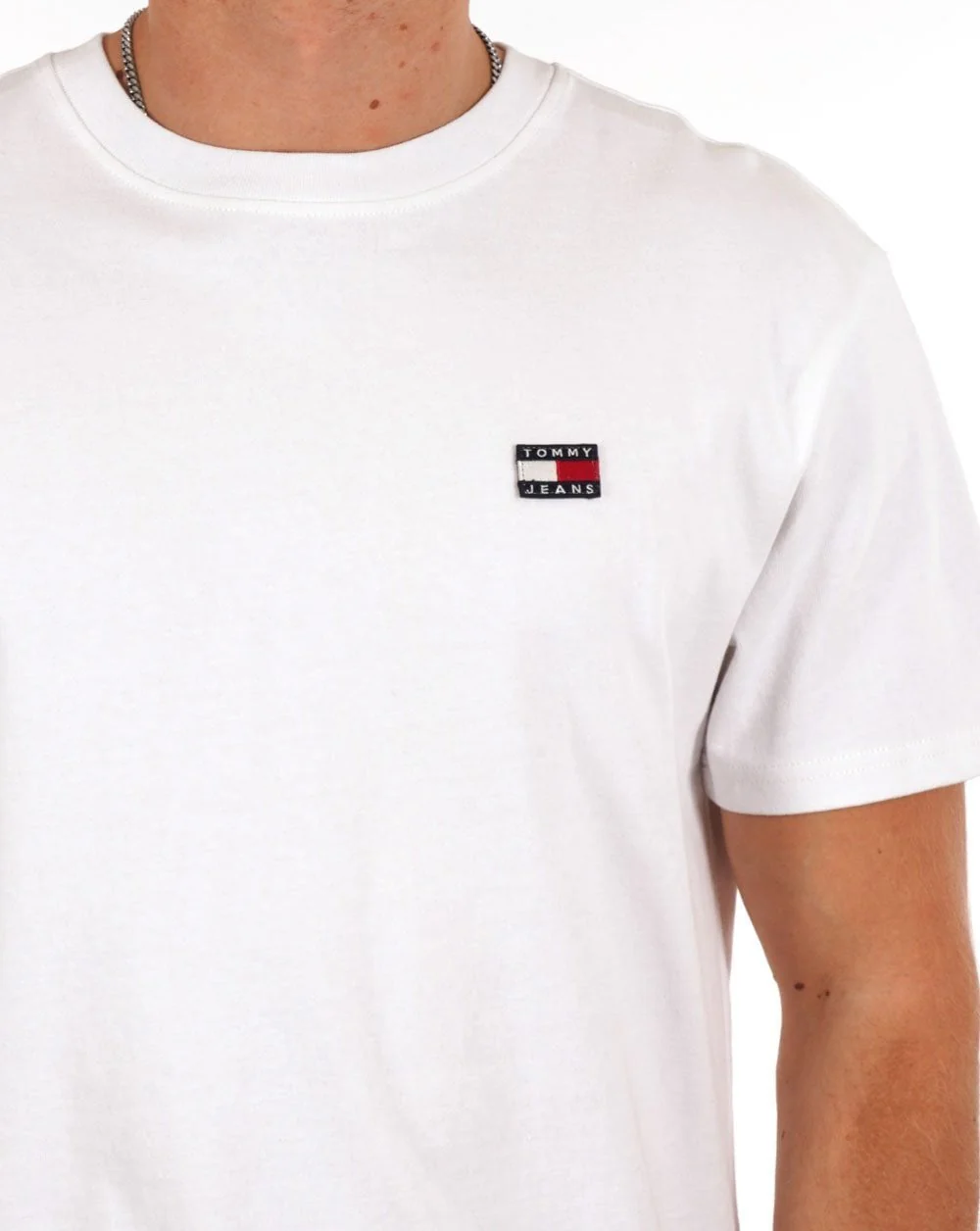 Tommy Jeans Flag Badge T-shirt White - Image 2