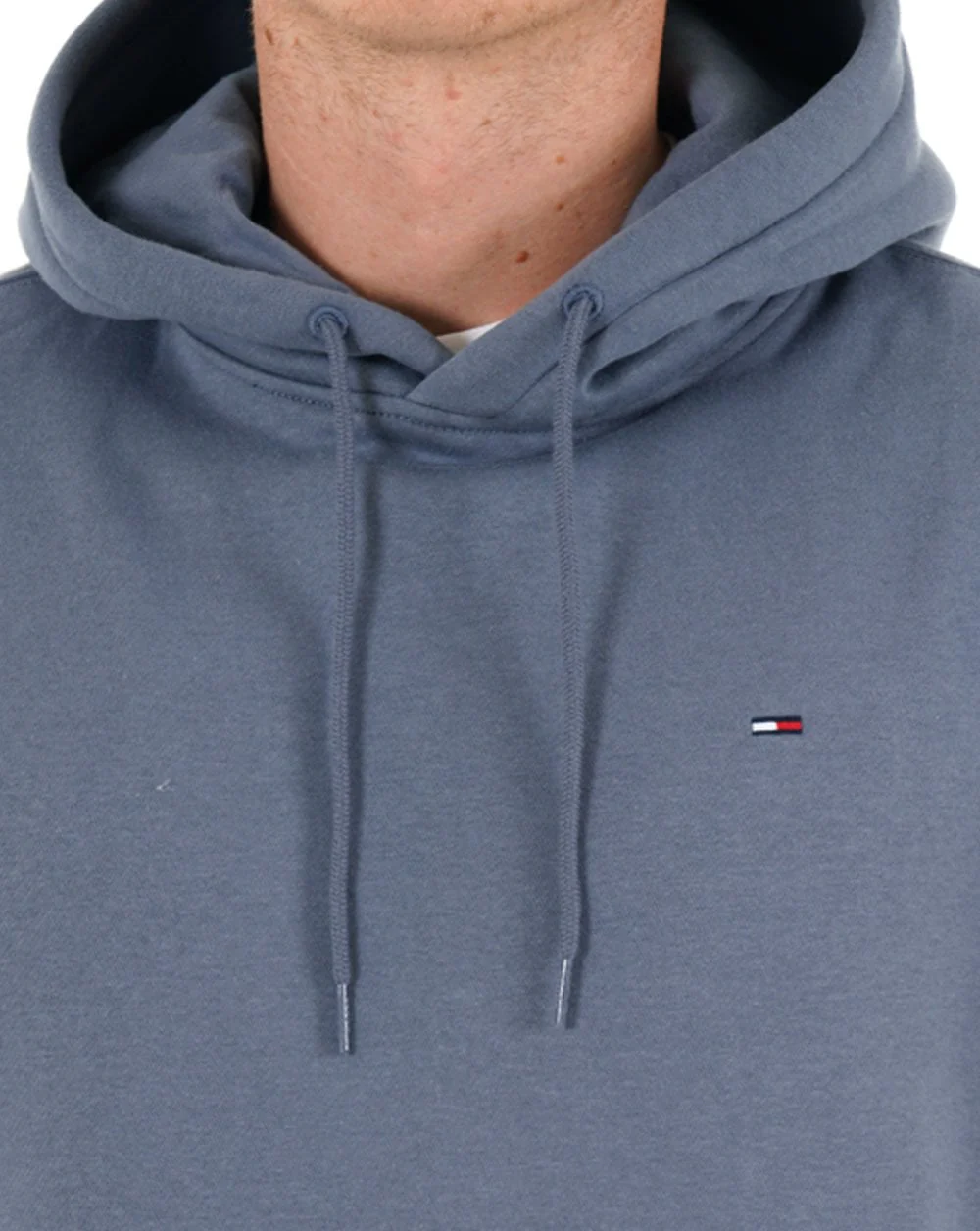 Tommy Jeans Flag Patch Hoodie Blue - Image 2