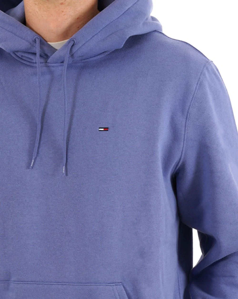 Tommy Jeans Flag Patch Hoodie Soft Sapphire - Image 2