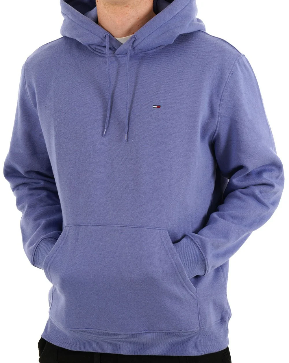 Tommy Jeans Flag Patch Hoodie Soft Sapphire - Image 3