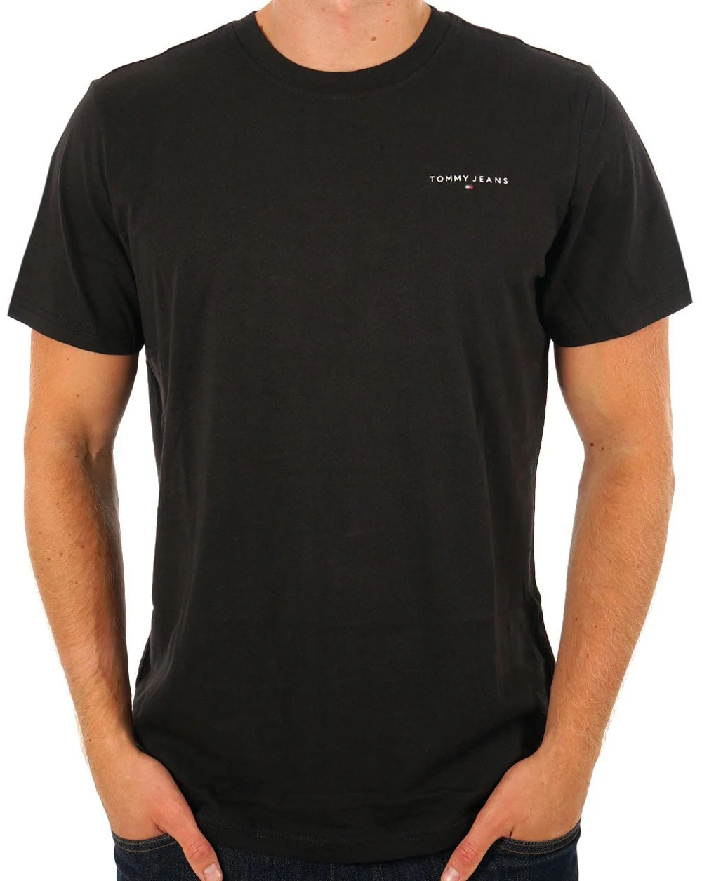 Tommy Jeans Linear Logo T-shirt Black