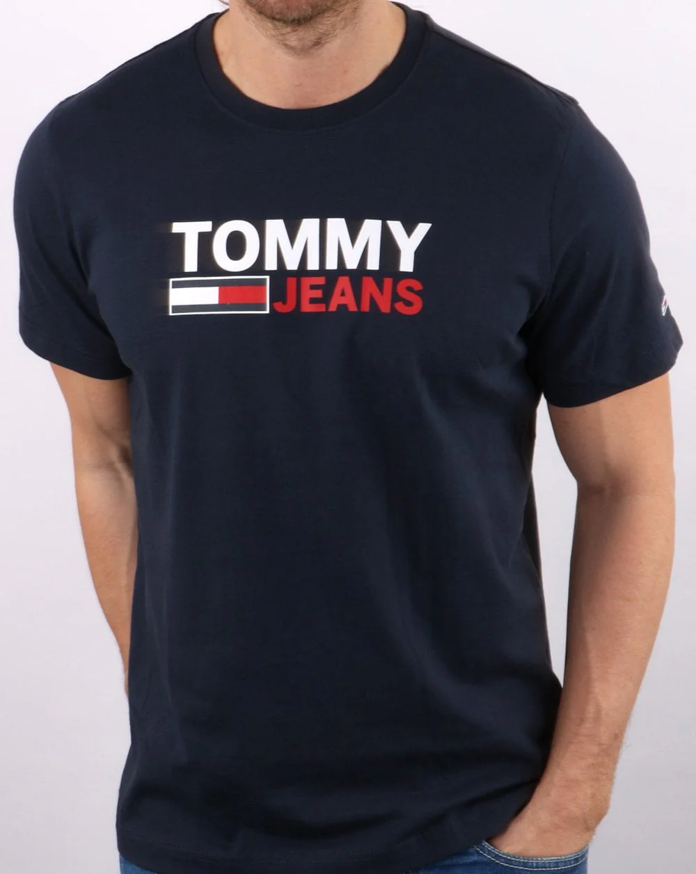 Tommy Jeans Logo T-shirt Navy