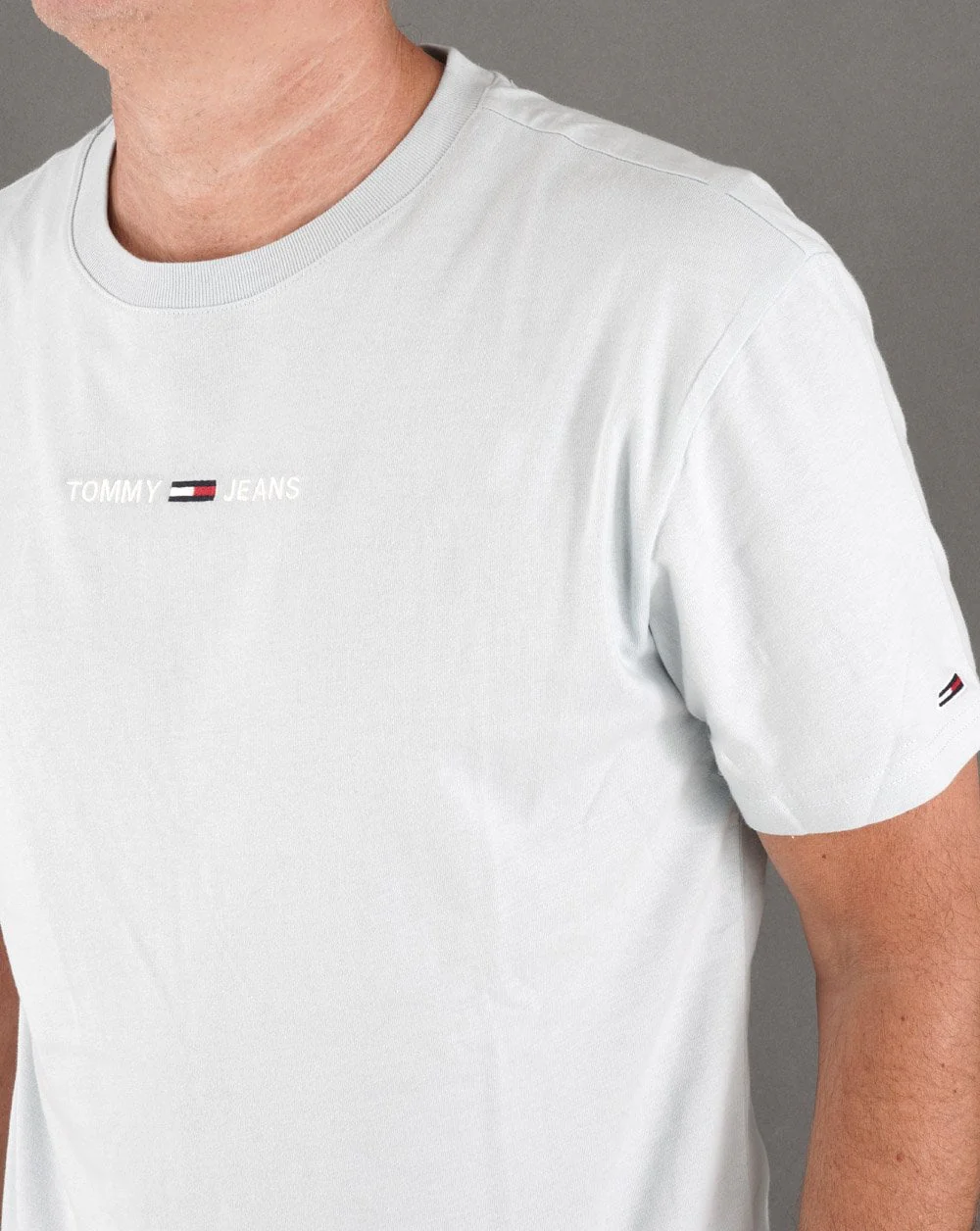 Tommy Jeans Logo T-shirt Sky Blue - Image 2