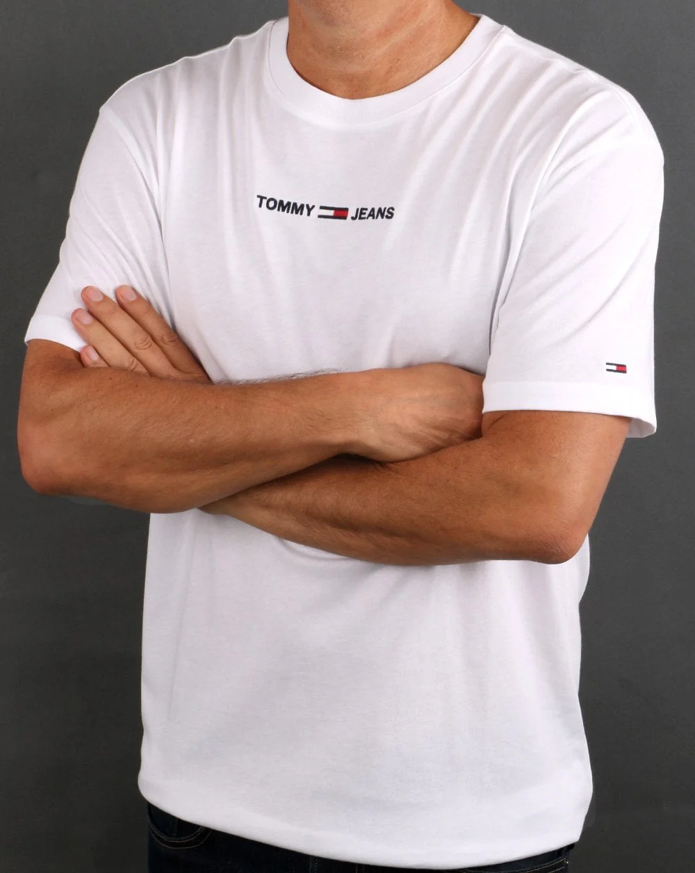 Tommy Jeans Logo T-shirt White - Image 3