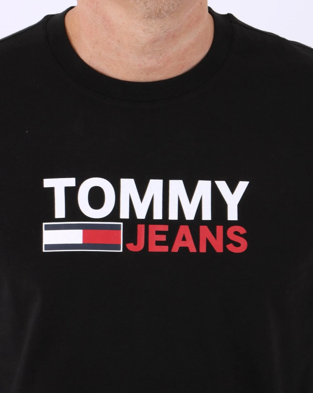 Tommy Jeans Long Sleeve Corp T-shirt Black - Image 2