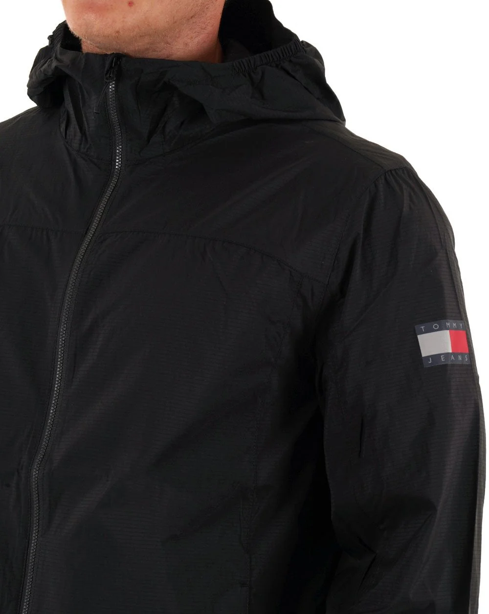 Tommy Jeans Outdoor Shell Jacket Black - Image 2