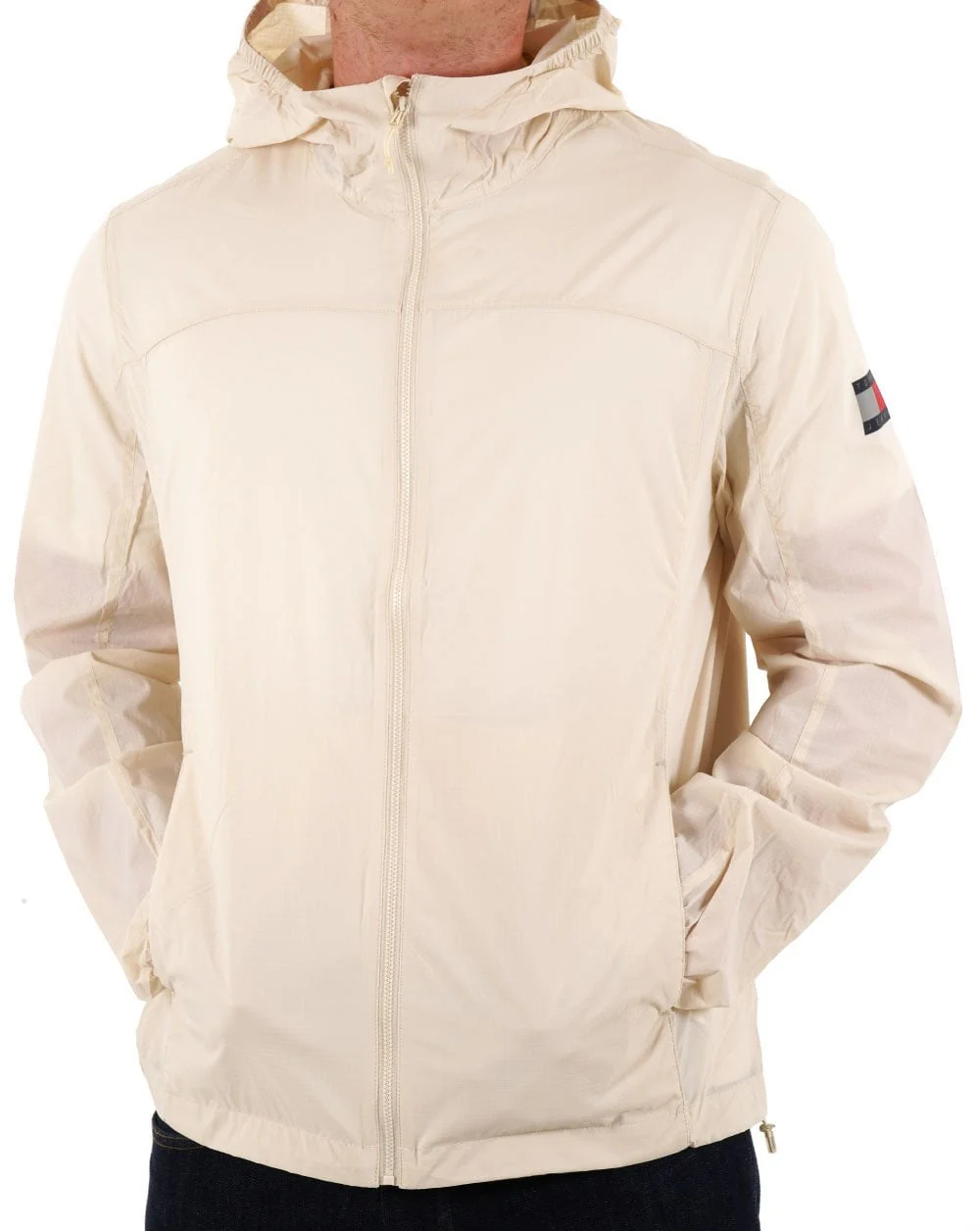 Tommy Jeans Outdoor Shell Jacket Sand Dune - Image 4