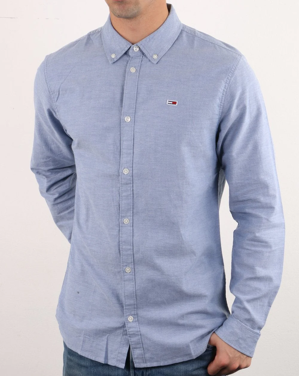 Tommy Jeans Oxford Shirt Blue - Image 2