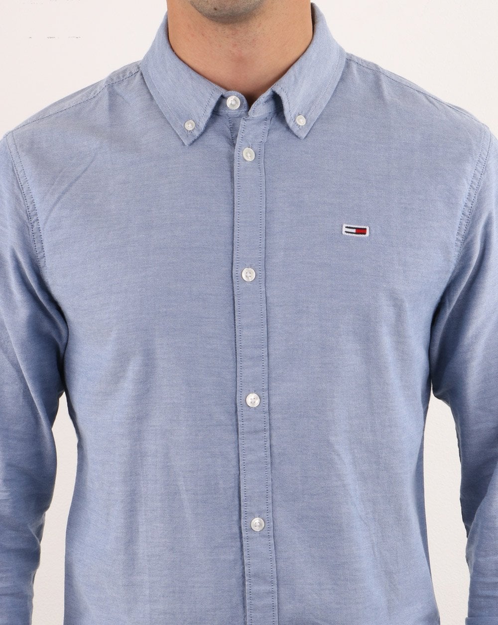 Tommy Jeans Oxford Shirt Blue - Image 4