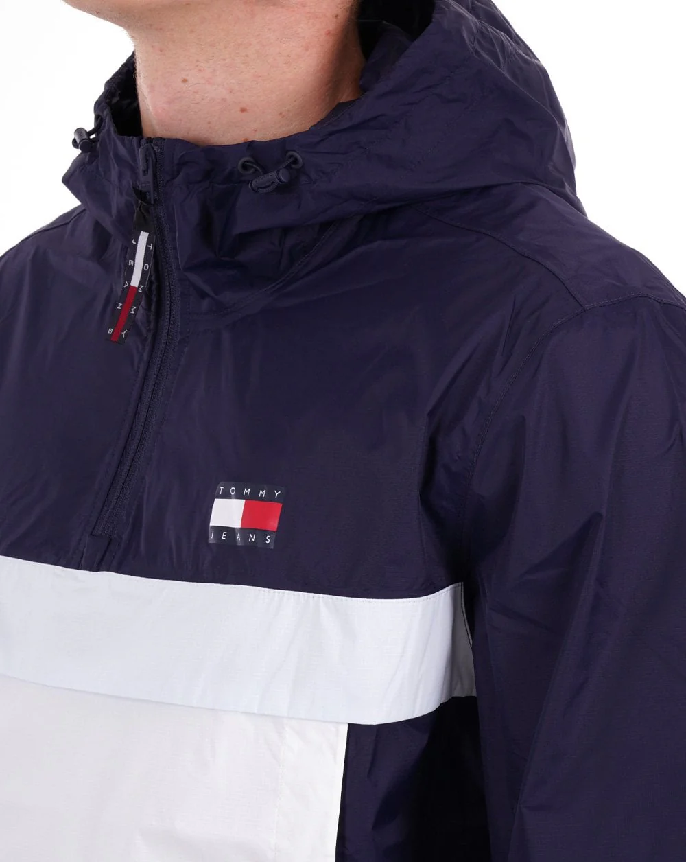 Tommy Jeans Packable Chicago Windbreaker Navy - Image 2