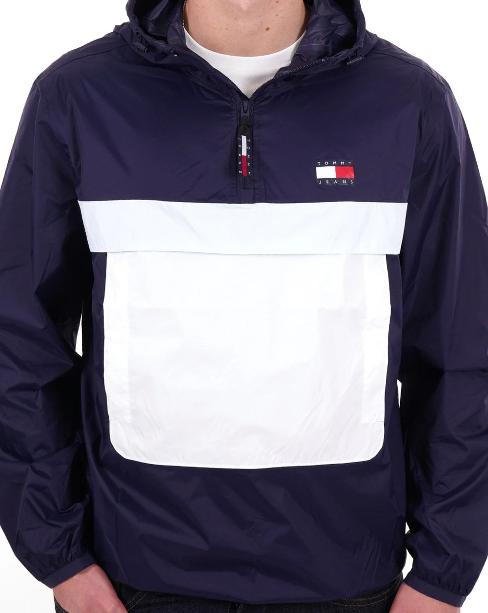 Tommy Jeans Packable Chicago Windbreaker Navy - Image 3