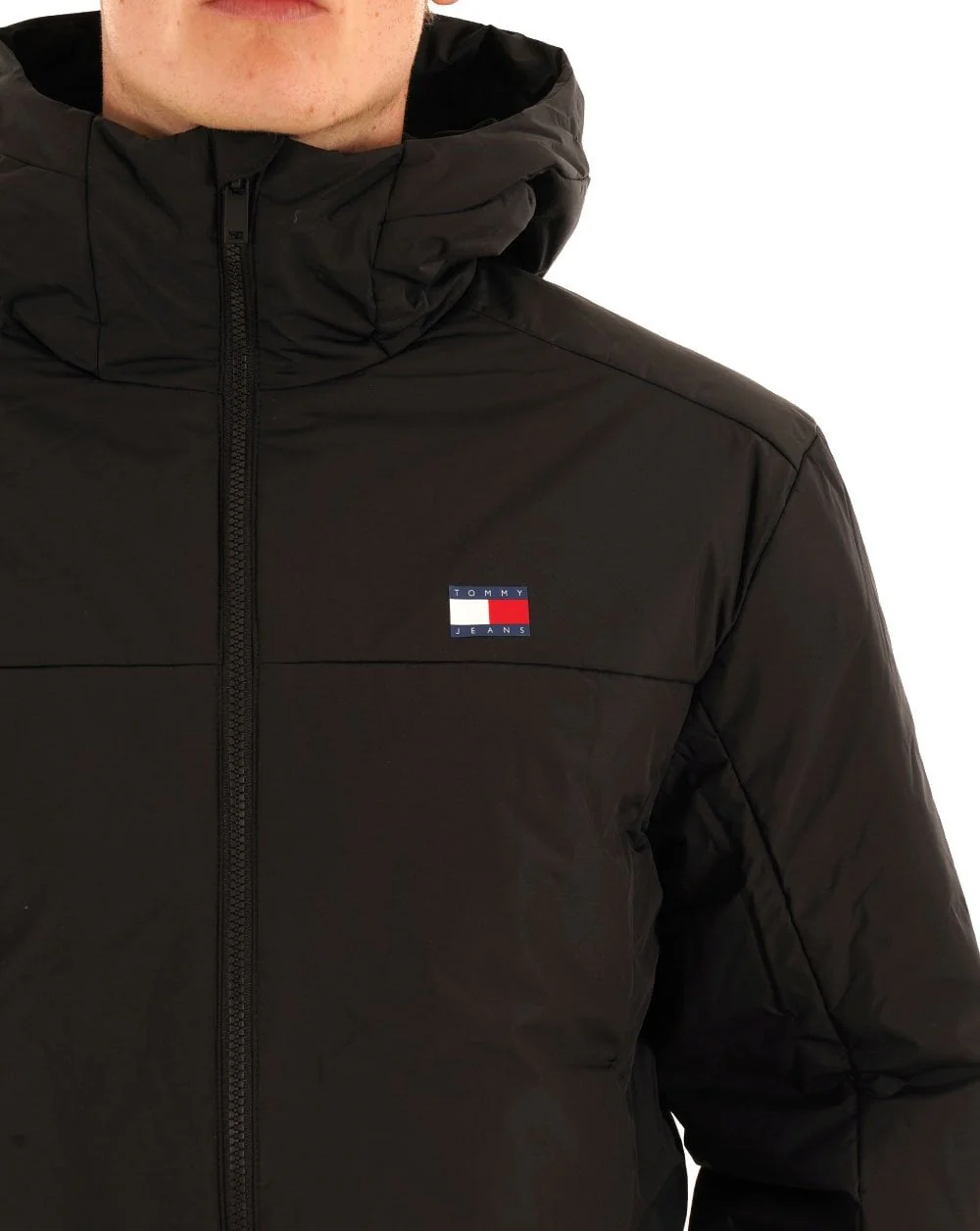 Tommy Jeans Logo Padded Jacket Black - Image 2