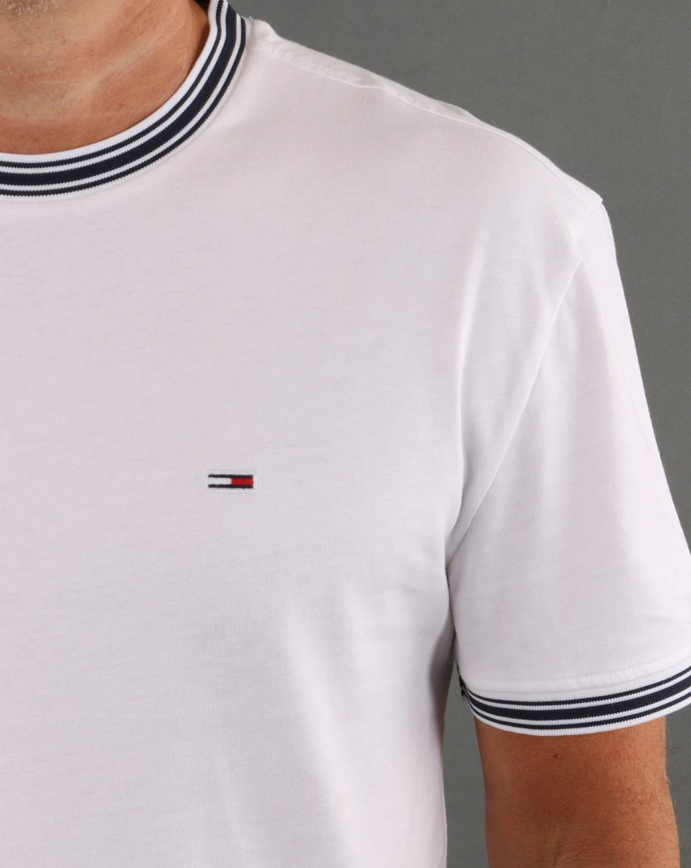Tommy Jeans Ringer T-shirt White - Image 2