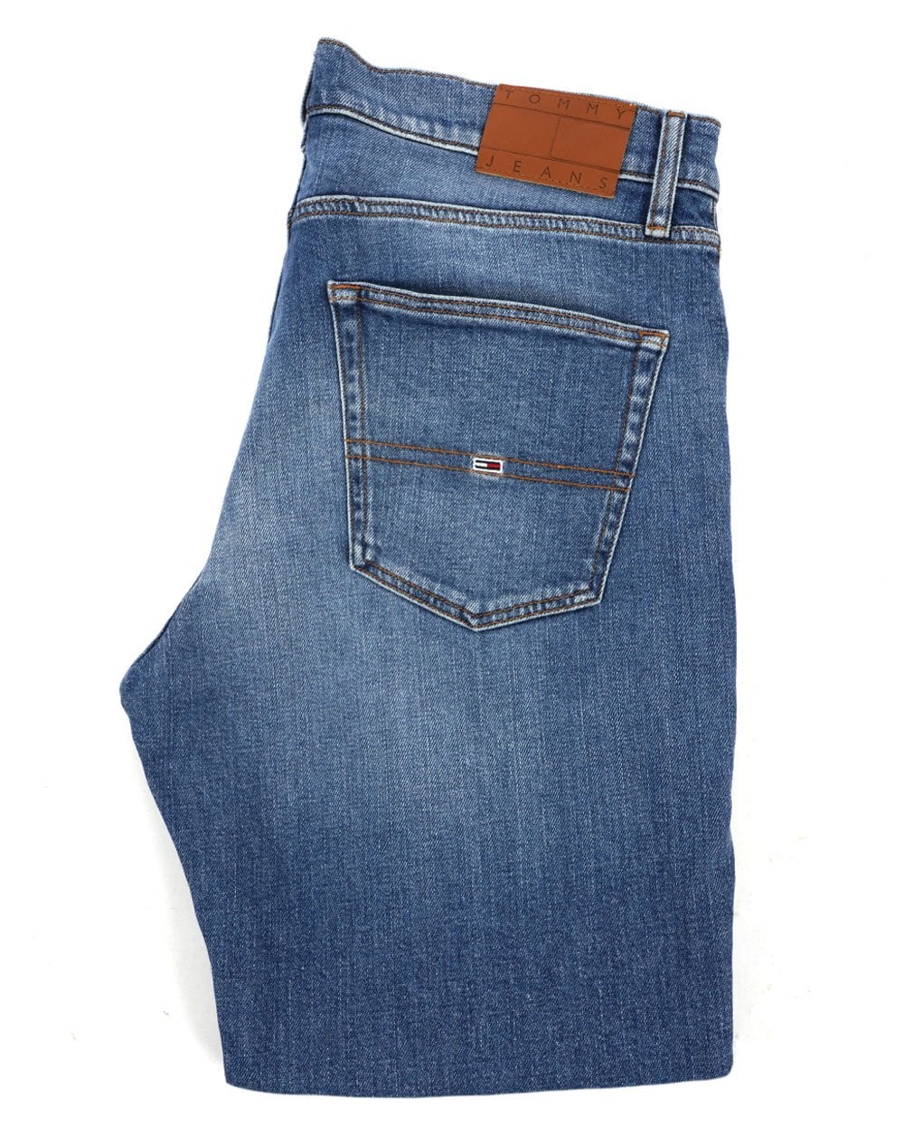 Tommy Jeans Ryan Slim Straight Leg Jeans Denim Medium - Image 2