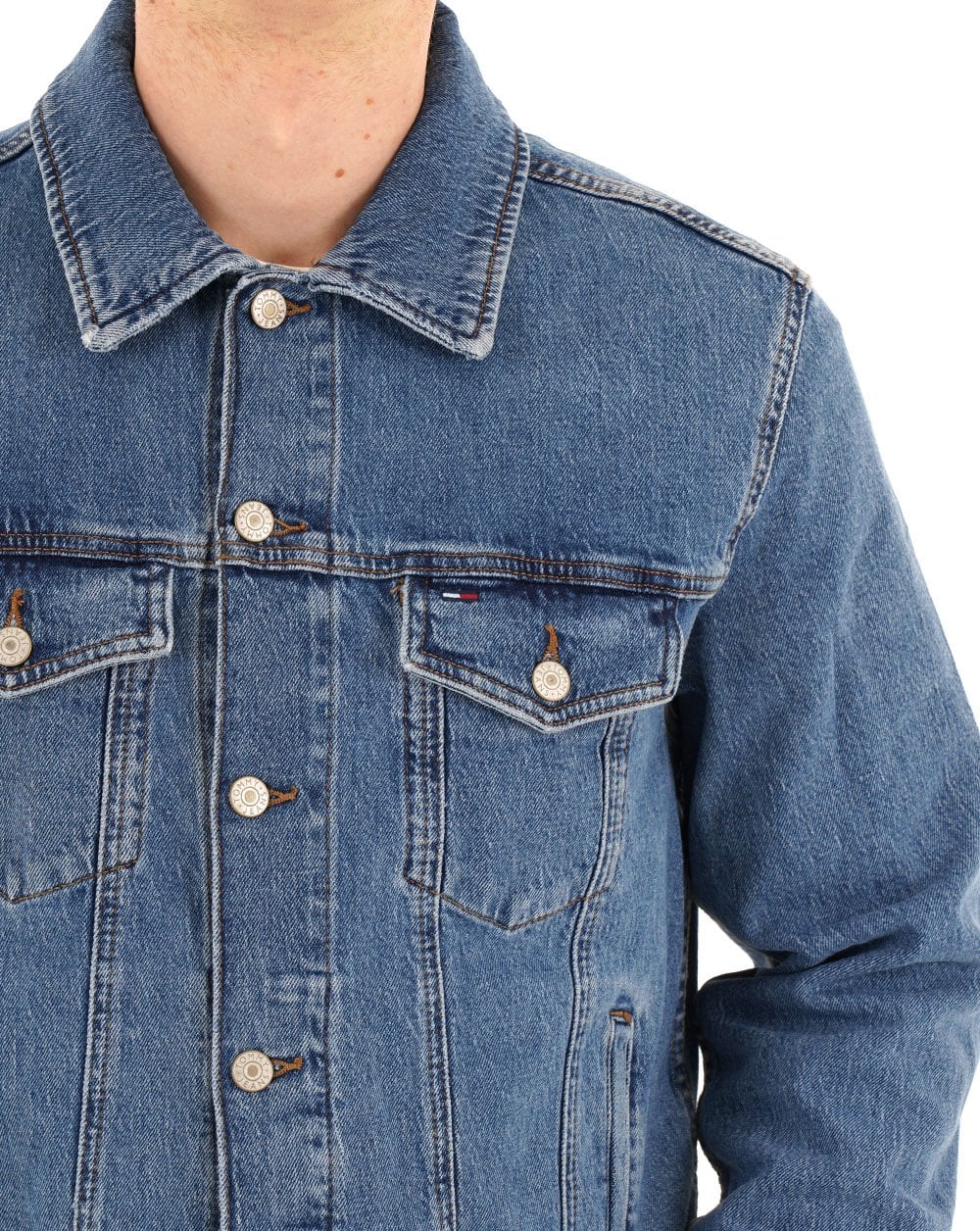 Tommy Jeans Ryan Trucker Jacket Denim Medium - Image 2
