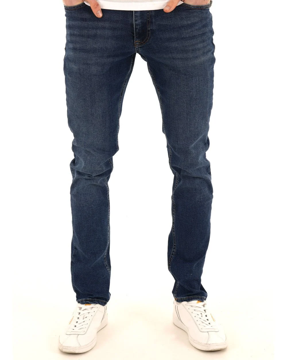 Tommy Jeans Scanton Slim Fit Jeans Mid Blue - Image 2