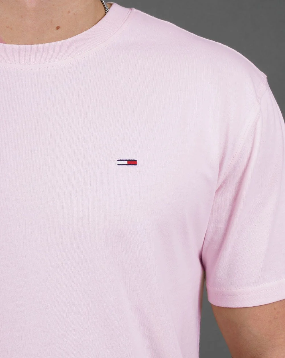 Tommy Jeans Solid T-shirt Light Pink - Image 2