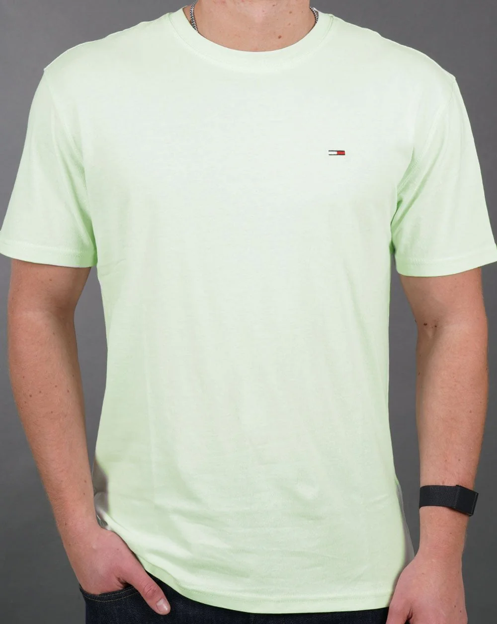 Tommy Jeans Solid T-shirt Mint Green