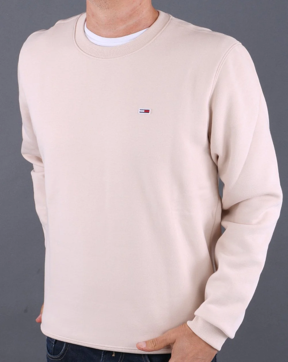 Tommy Jeans Sweatshirt Smooth Stone