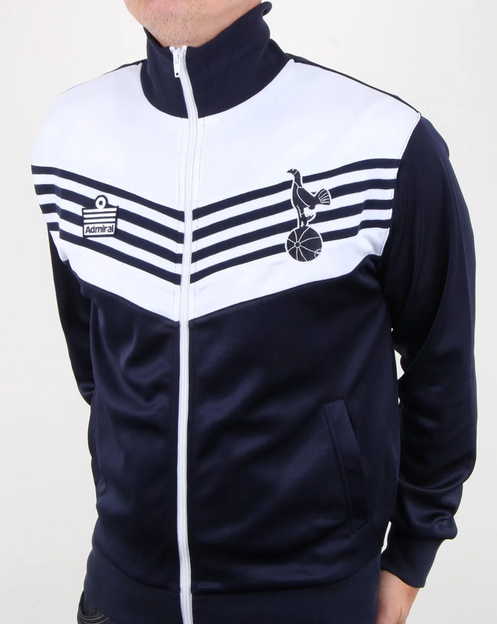 Tottenham 1978 Admiral Track Top Navy/white - Image 3