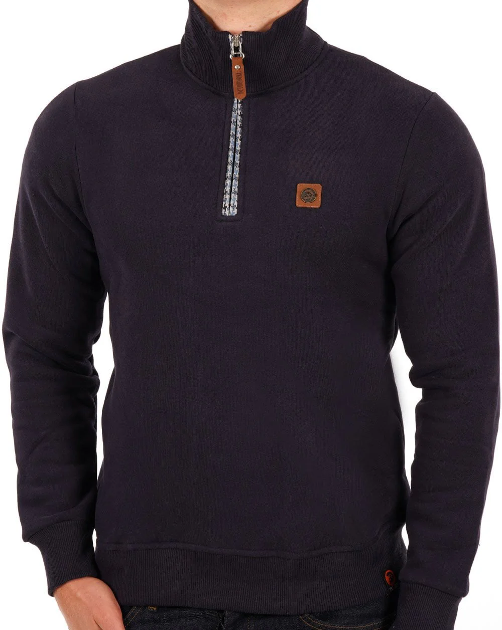 Trojan 1/4 Zip Sweatshirt Navy