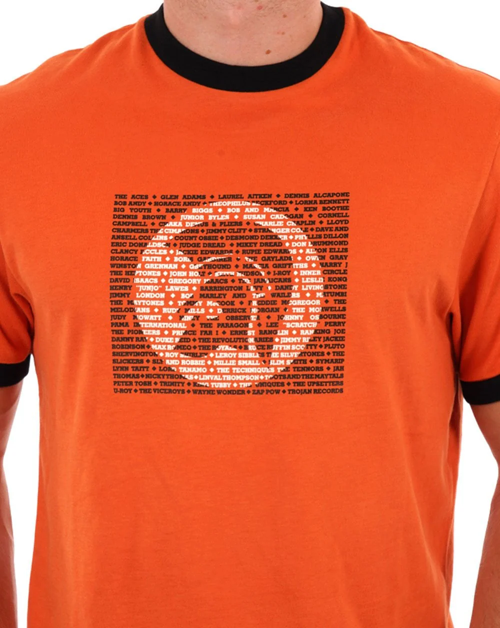 Trojan Artist T-shirt Orange - Image 2