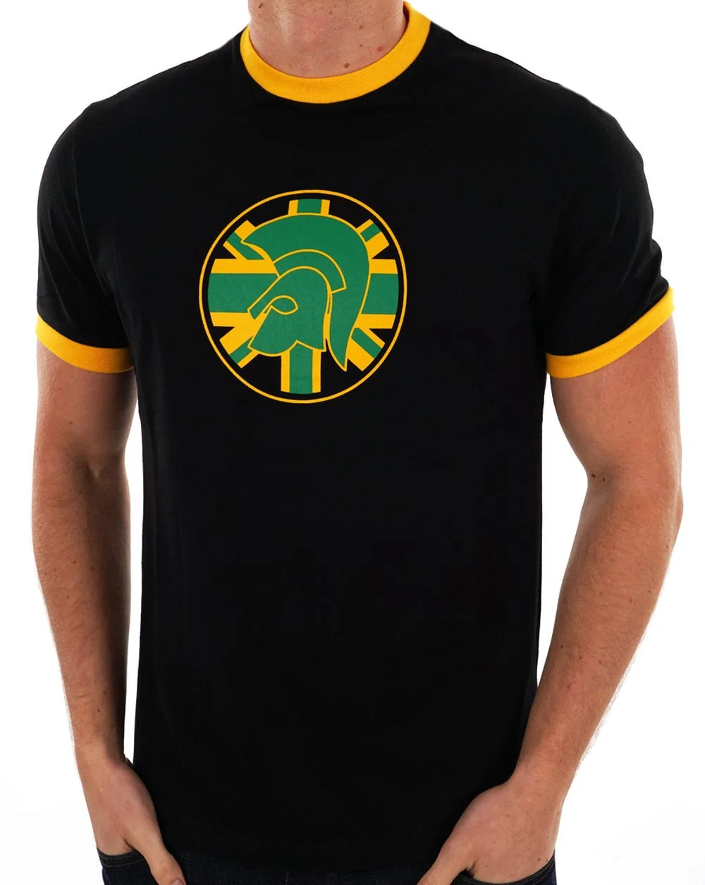 Trojan Flag Logo T-shirt Jamaica - Image 3