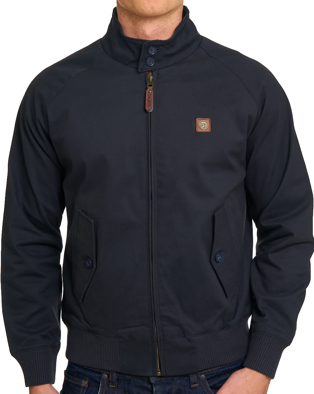 Trojan Harrington Jacket Navy