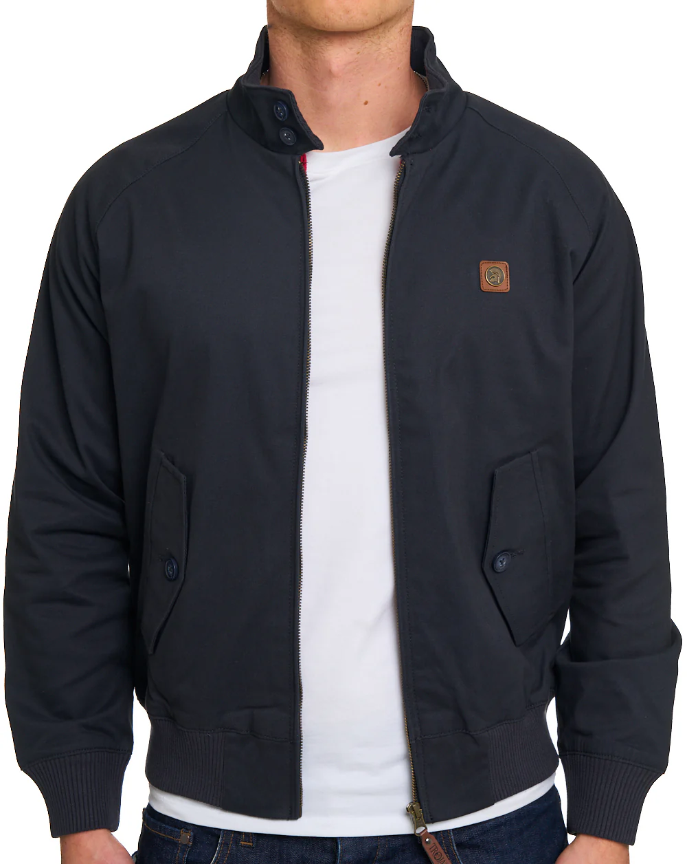 Trojan Harrington Jacket Navy - Image 2