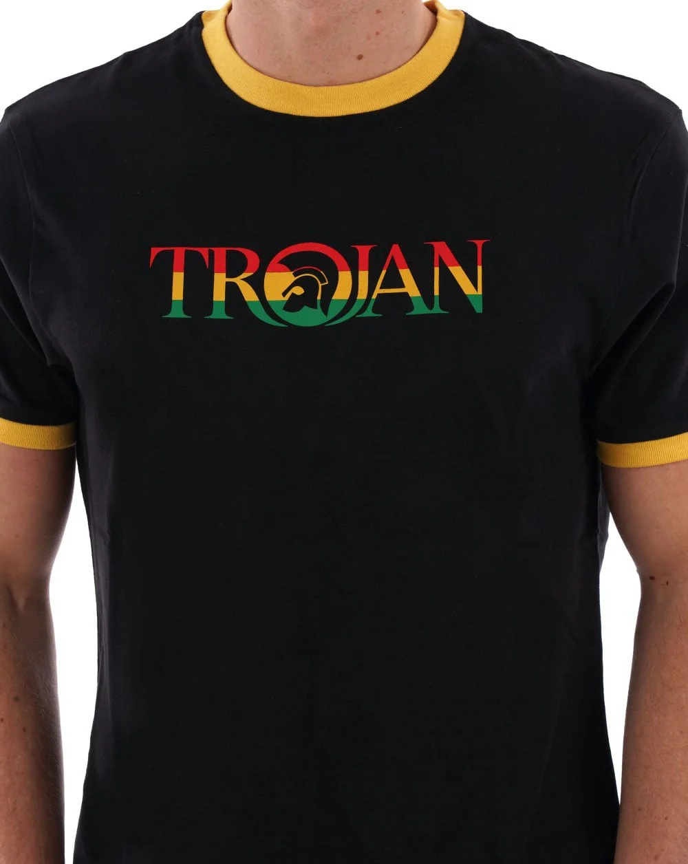 Trojan Helmet Logo T-shirt Black - Image 2