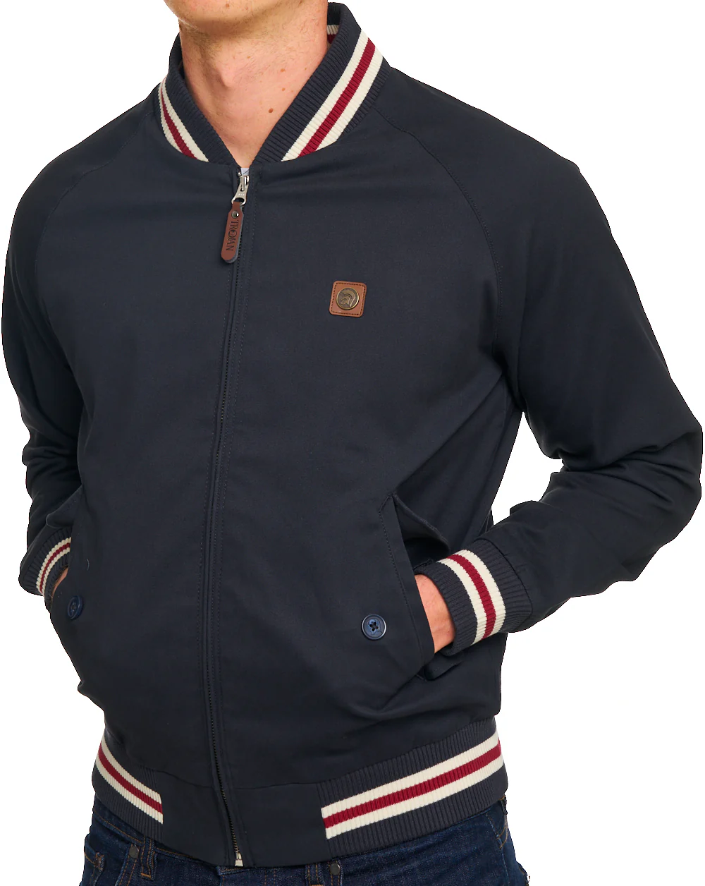 Trojan Monkey Jacket Navy - Image 5
