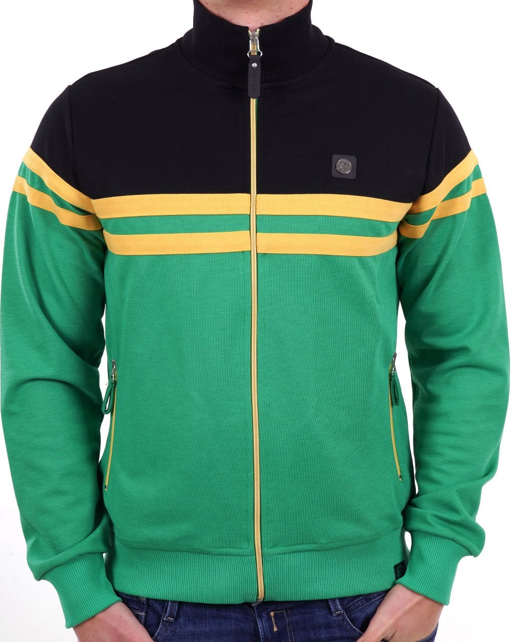 Trojan Panel Stripe Track Top Jam - Image 2