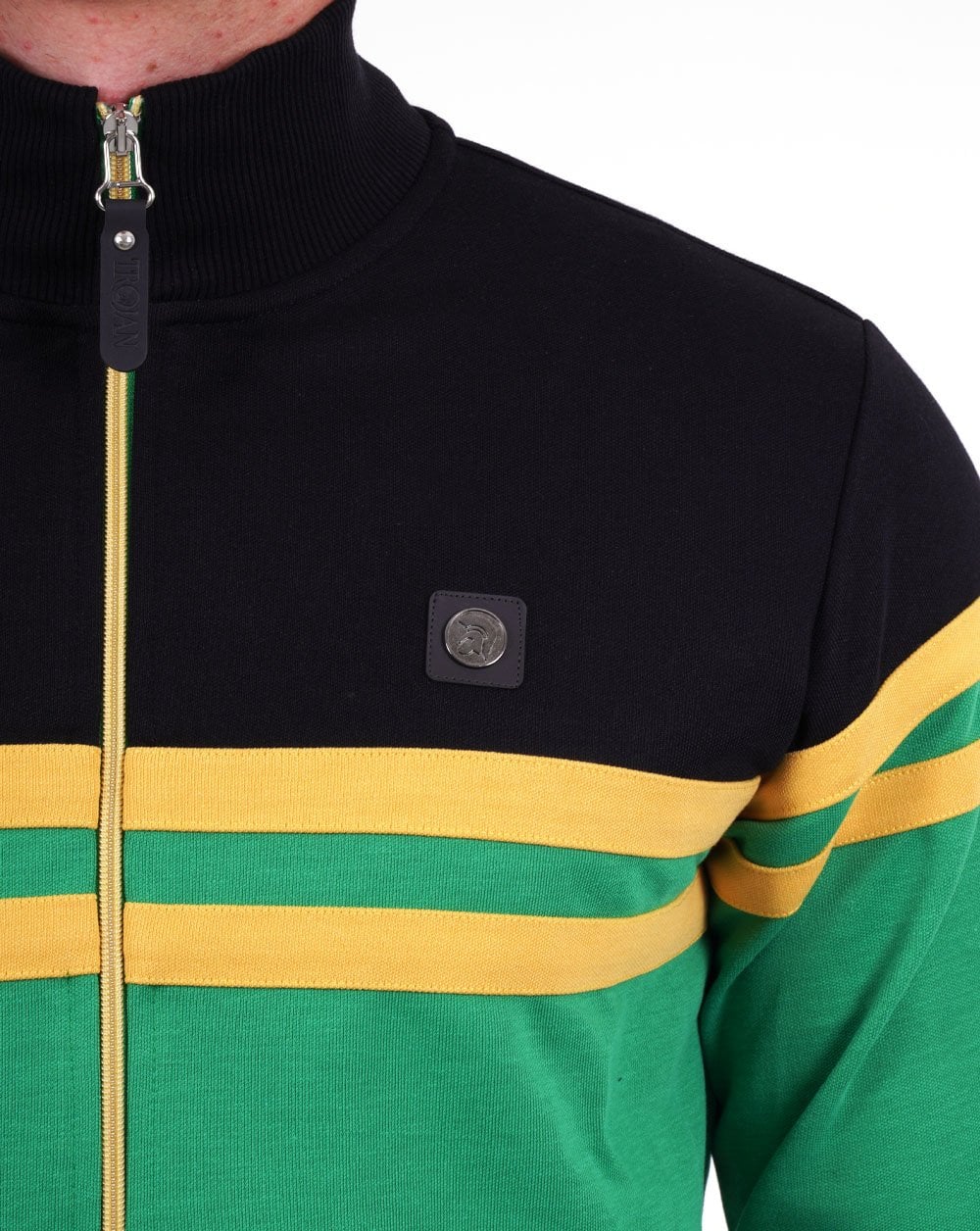 Trojan Panel Stripe Track Top Jam - Image 3