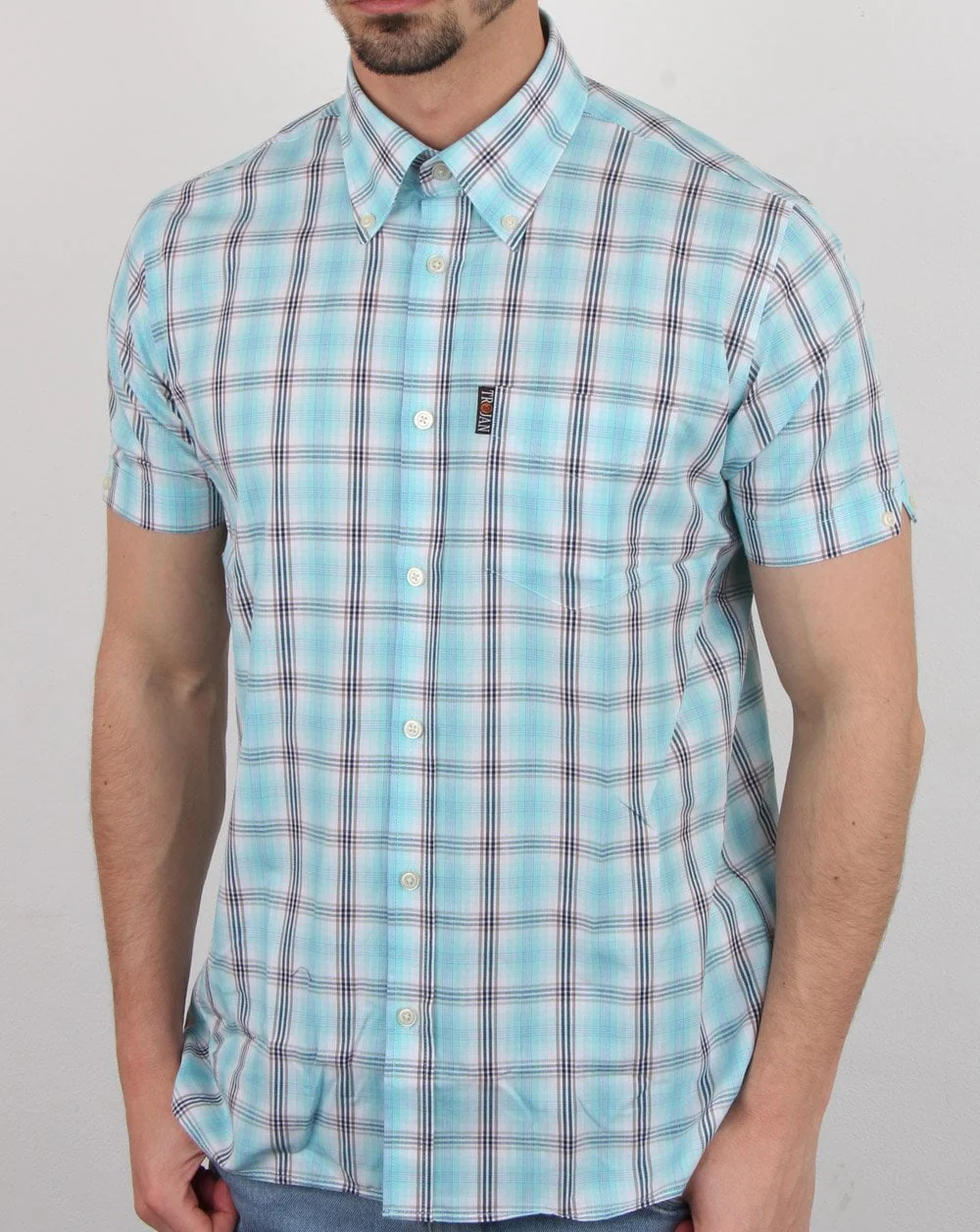 Trojan Shirt Mint Blue