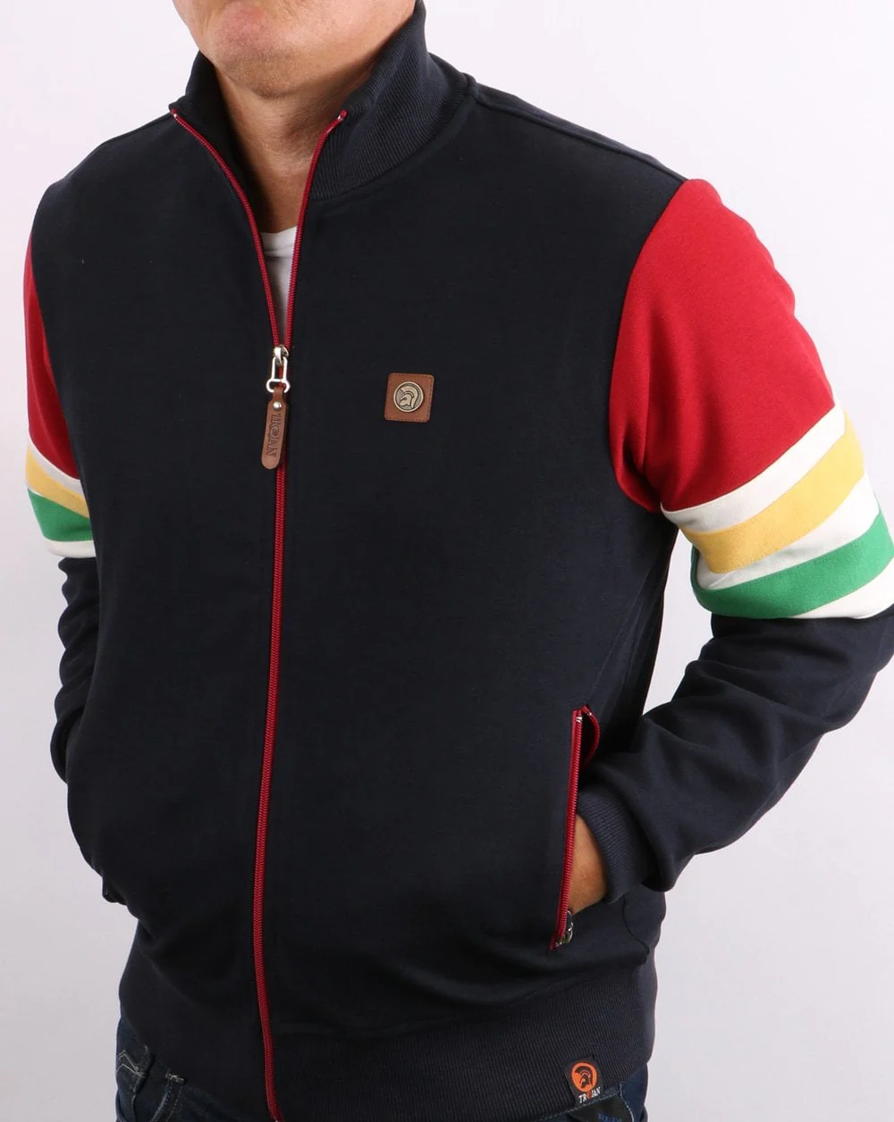 Trojan Track Top Navy - Marley style - Image 2