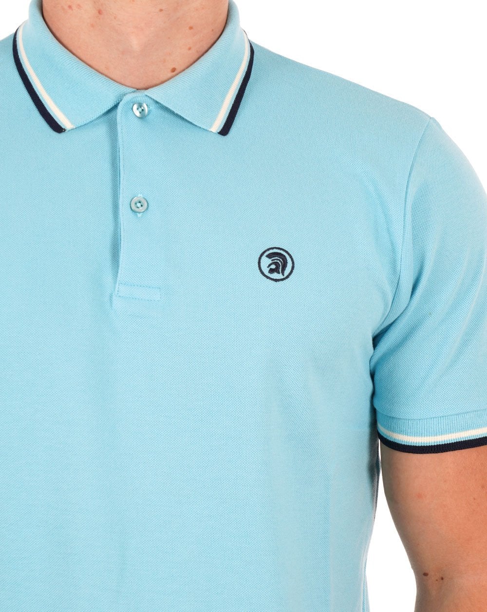 Trojan Twin Tipped Pique Polo Mint - Image 2