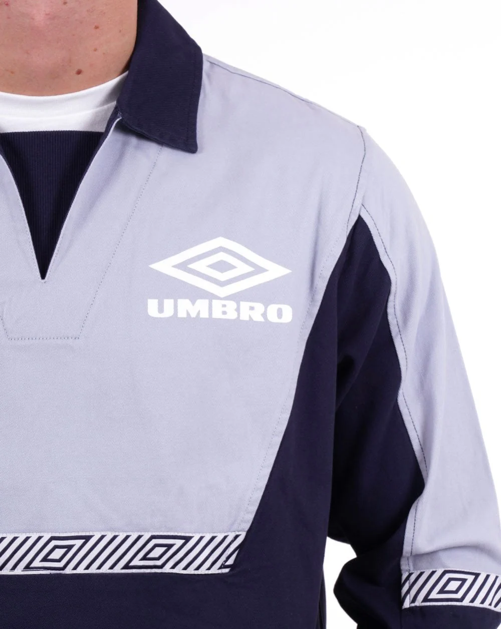 Umbro Classic 90s Drill Training Top Dark Navy - Image 2