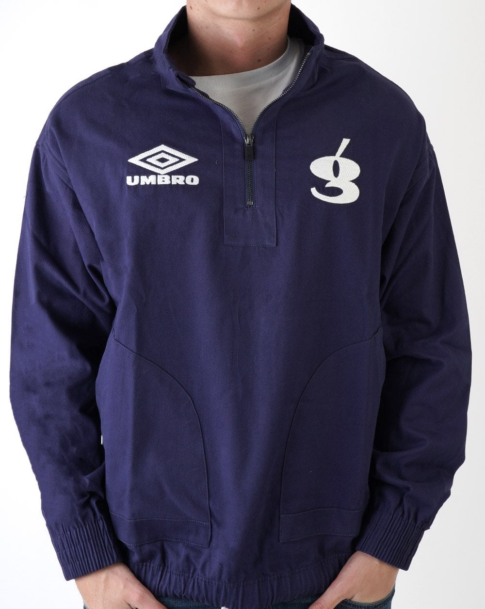Umbro X Gio Goi Drill Smock Navy Blue - Image 2