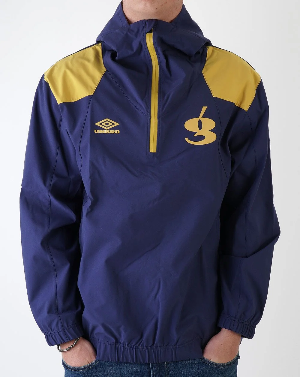 Umbro X Gio Goi Nautical Smock Navy Blue/Mustard - Image 3
