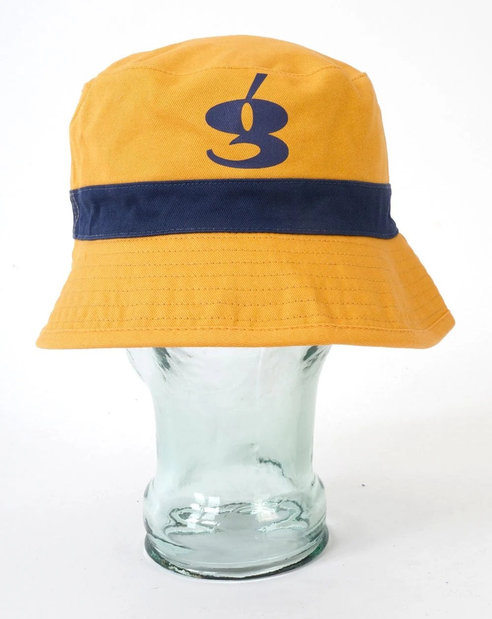 Umbro X Gio Goi Reversible Bucket Hat Mustard/Navy Blue - Image 3