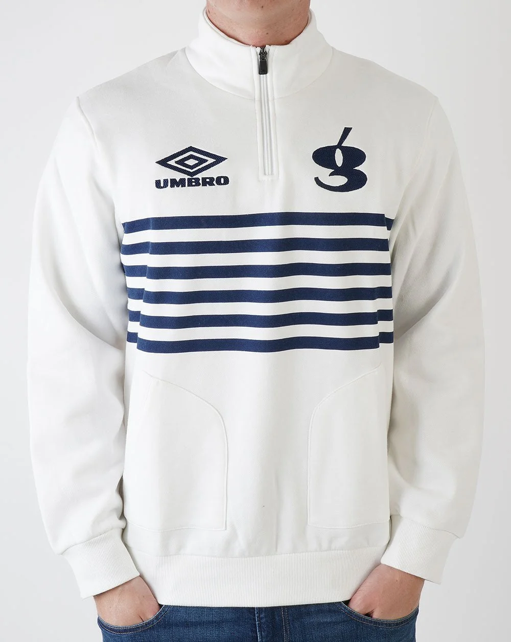 Umbro X Gio Goi Shore Leave Sweat Off White/Navy Blue