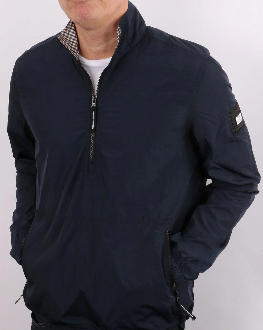 Weekend Offender 1/4 Zip Jacket Navy
