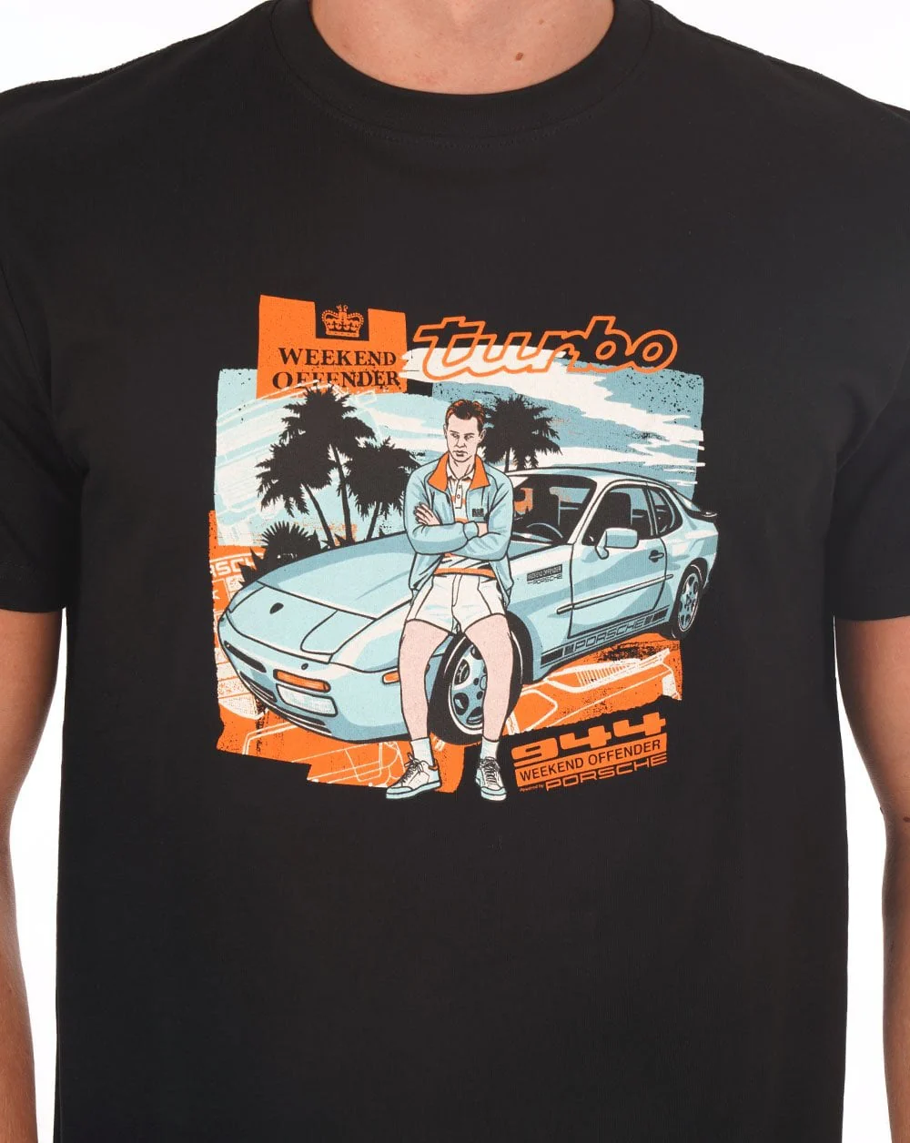 Weekend Offender 944 T-shirt Black - Image 2