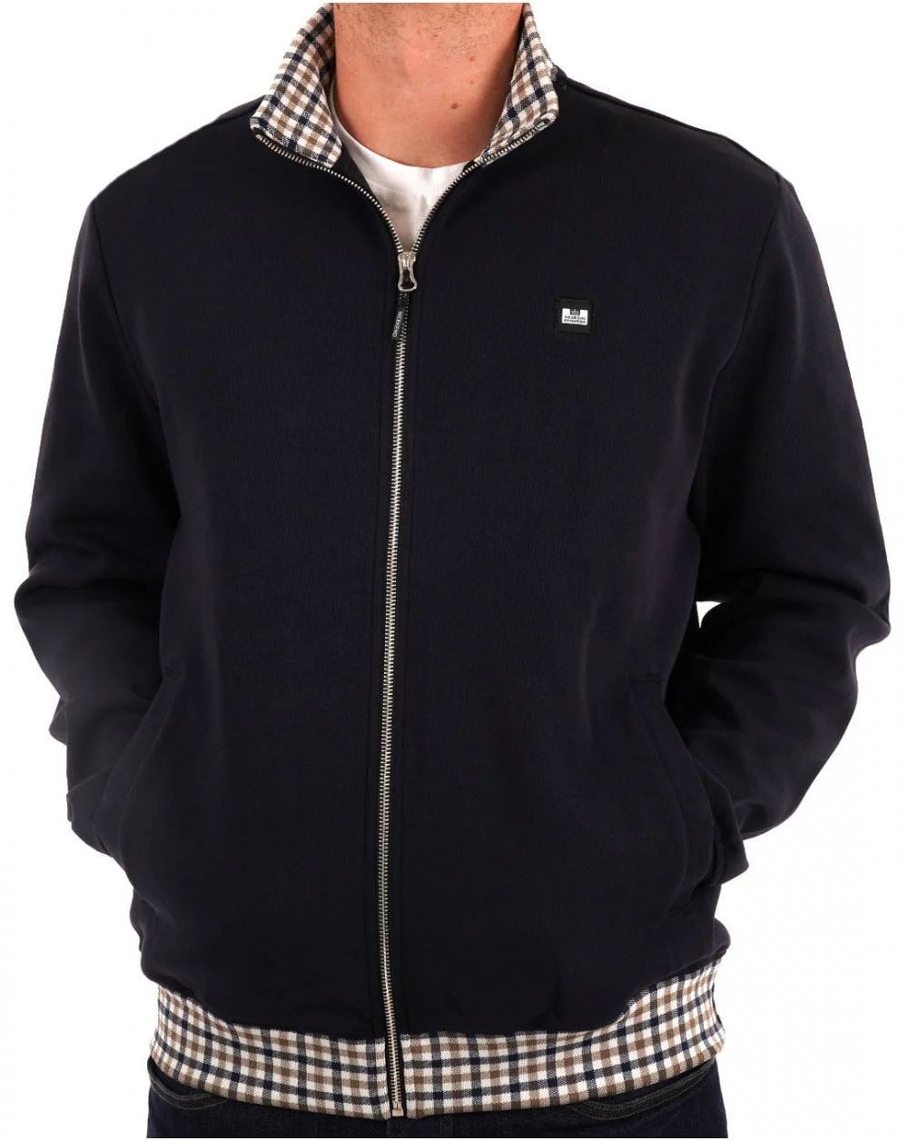 Weekend Offender Alameda Track Top Navy - Image 3