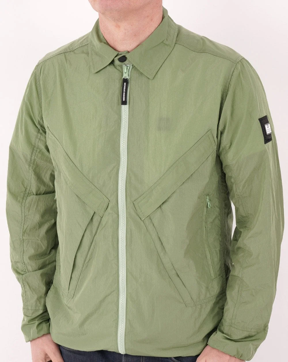 Weekend Offender Arrow Hwy Overshirt Fern - Image 3
